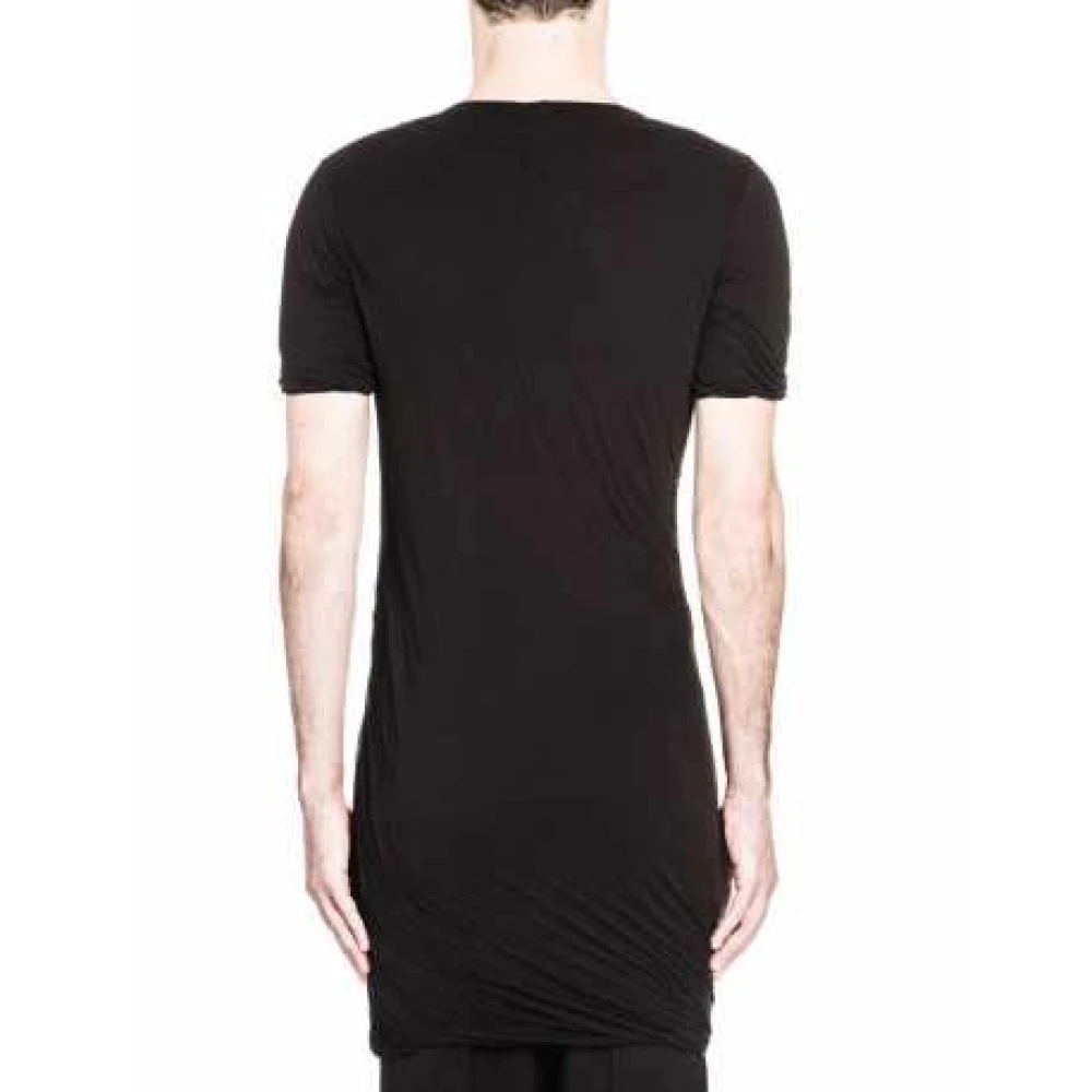Rick Owens Double Tee Black Heren