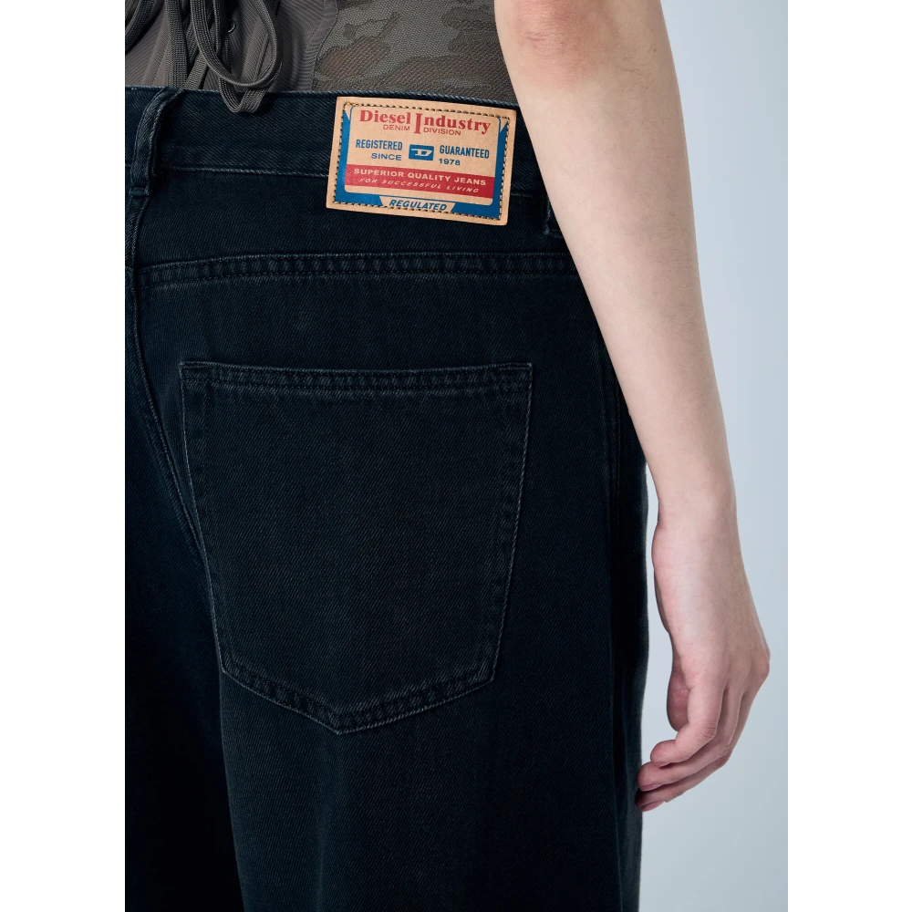 Diesel Vintage Stretch Denim Jeans Black Dames