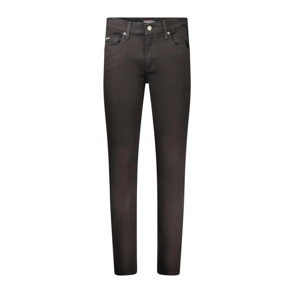 Guess Skinny Katoenen Jeans met 5 Zakken Black Heren