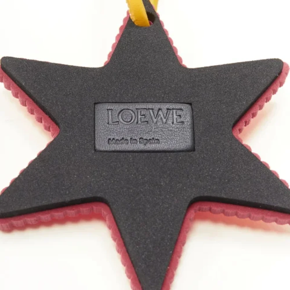 Loewe Pre-owned Fabric key-holders Orange Dames