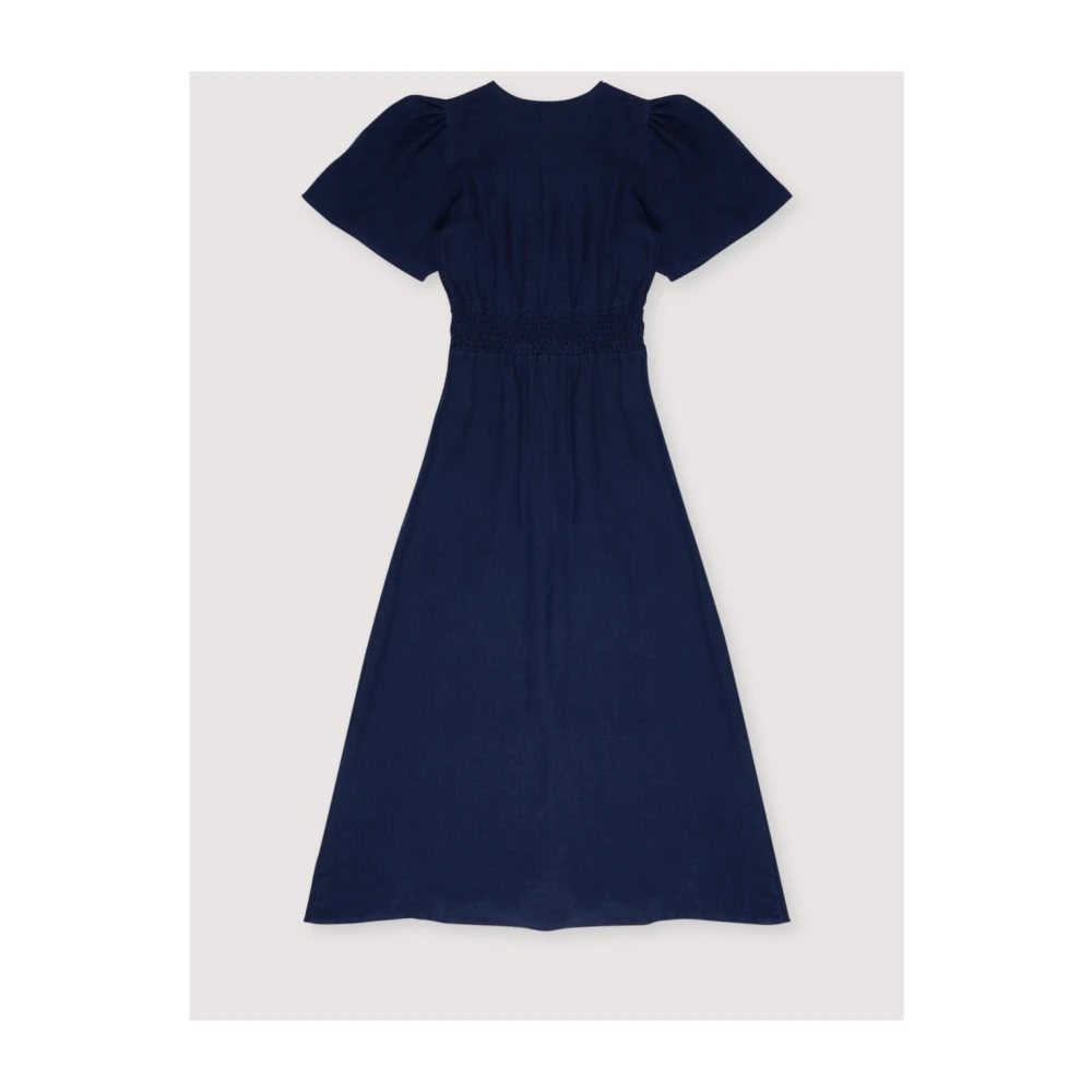 The New Society Hera Jurk Navy Blue Dames