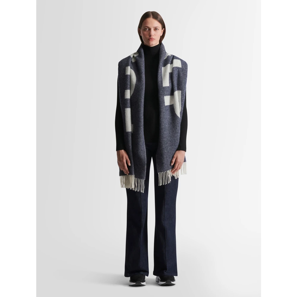 Fusalp Oversize Sjaal Blue Unisex