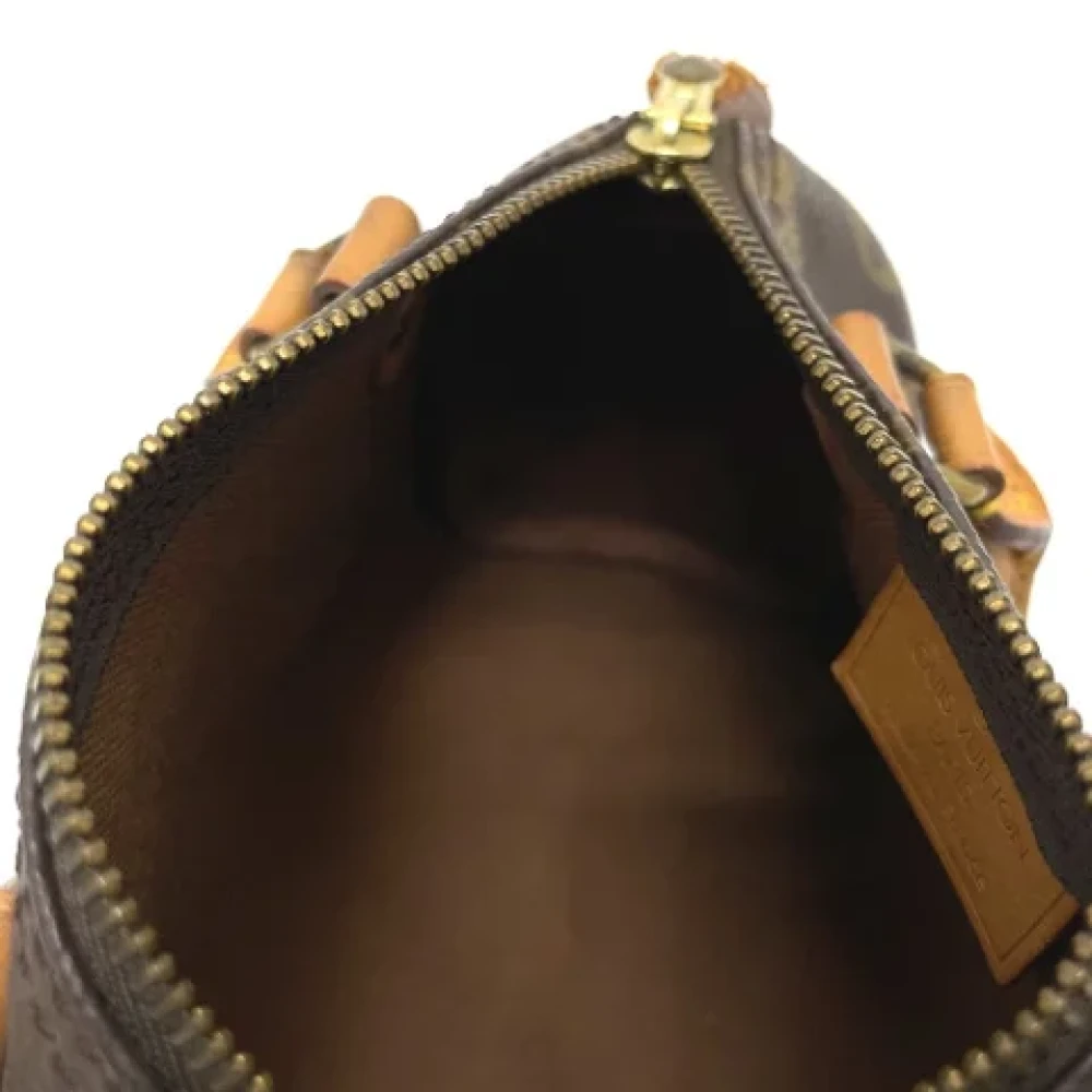Louis Vuitton Vintage Pre-owned Cotton louis-vuitton-bags Brown Dames