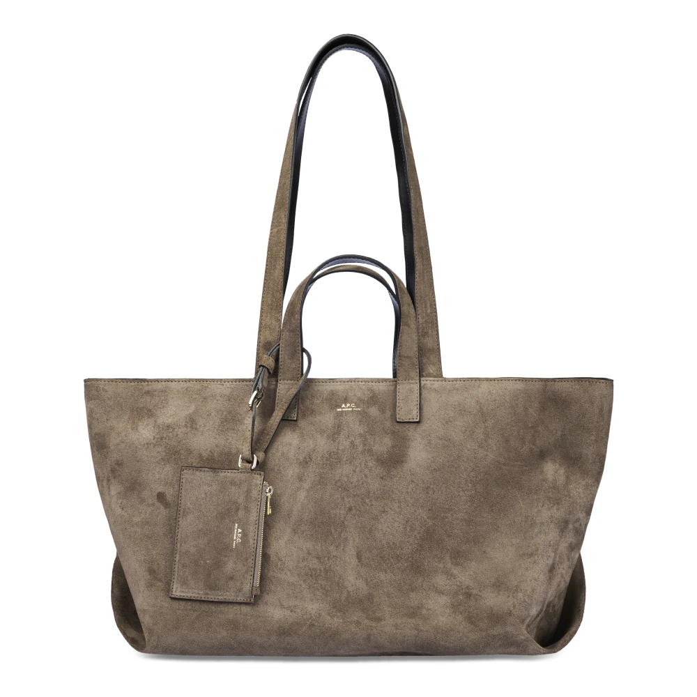 A.p.c. Women's Gray Shopping Bags, One Size, Le Drummer Bag