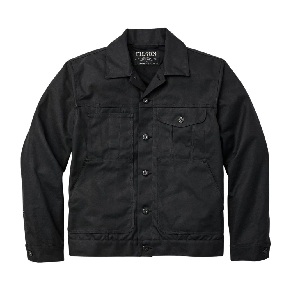Filson Waterbestendige Cruiser Jas Black Heren
