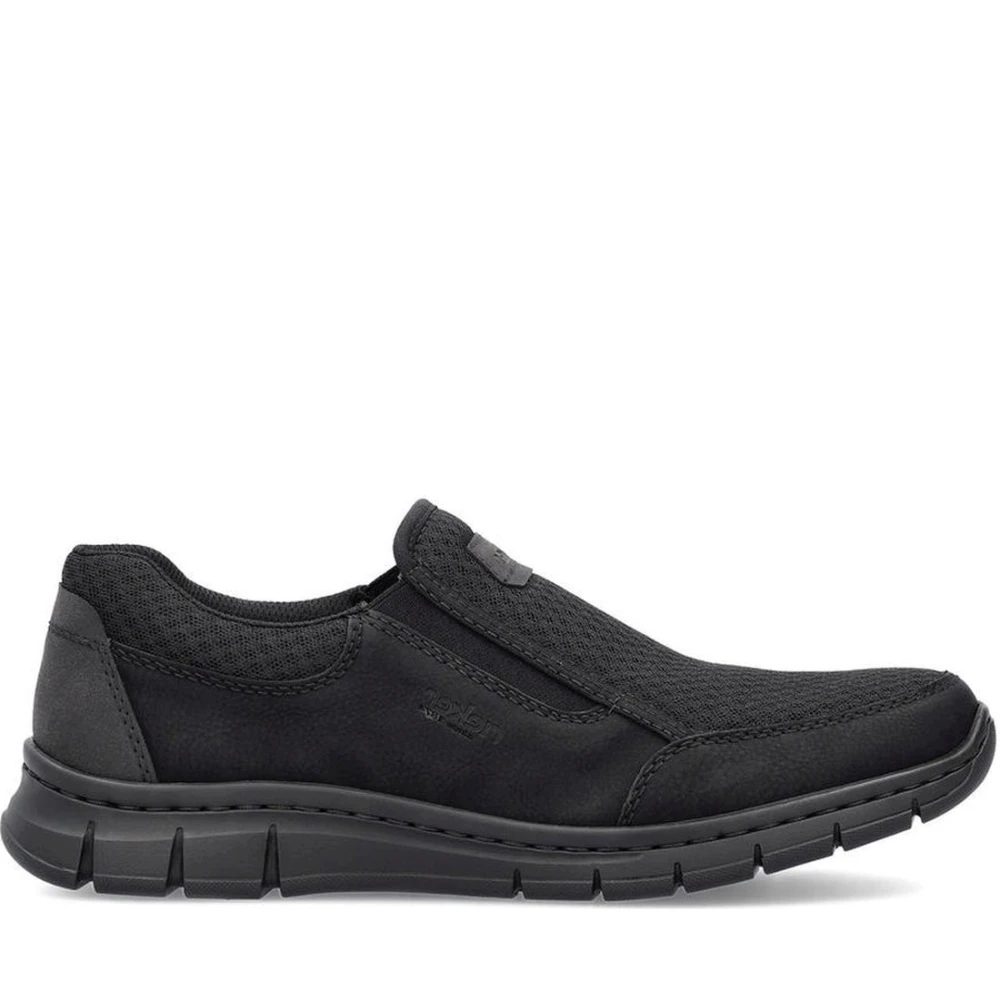 Rieker Men's Black Trainers - Sneakers - 7 Uk - Shoes