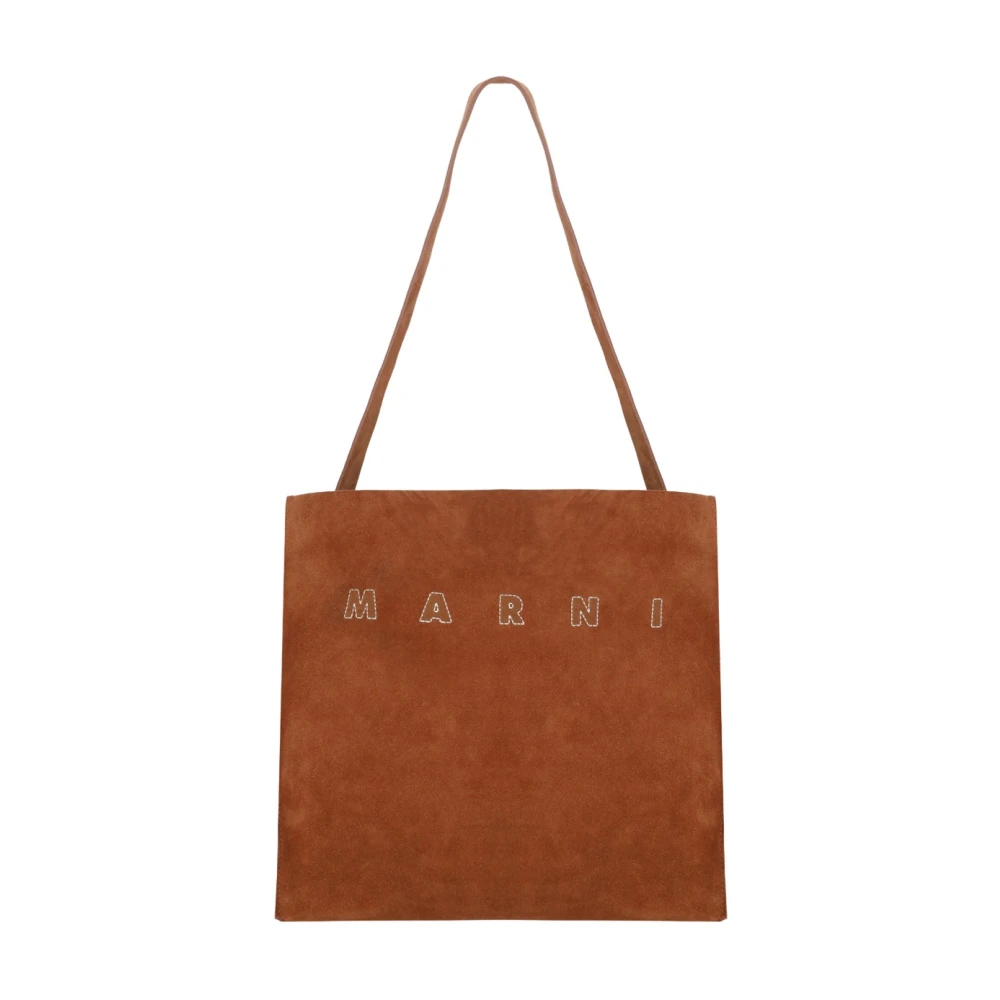Marni Kvinno Brun Väskor Dam, One Size, Tote Bags