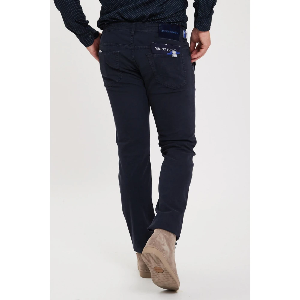 Jacob Cohën Leonard Regular Slim Fit Broek Blue Heren