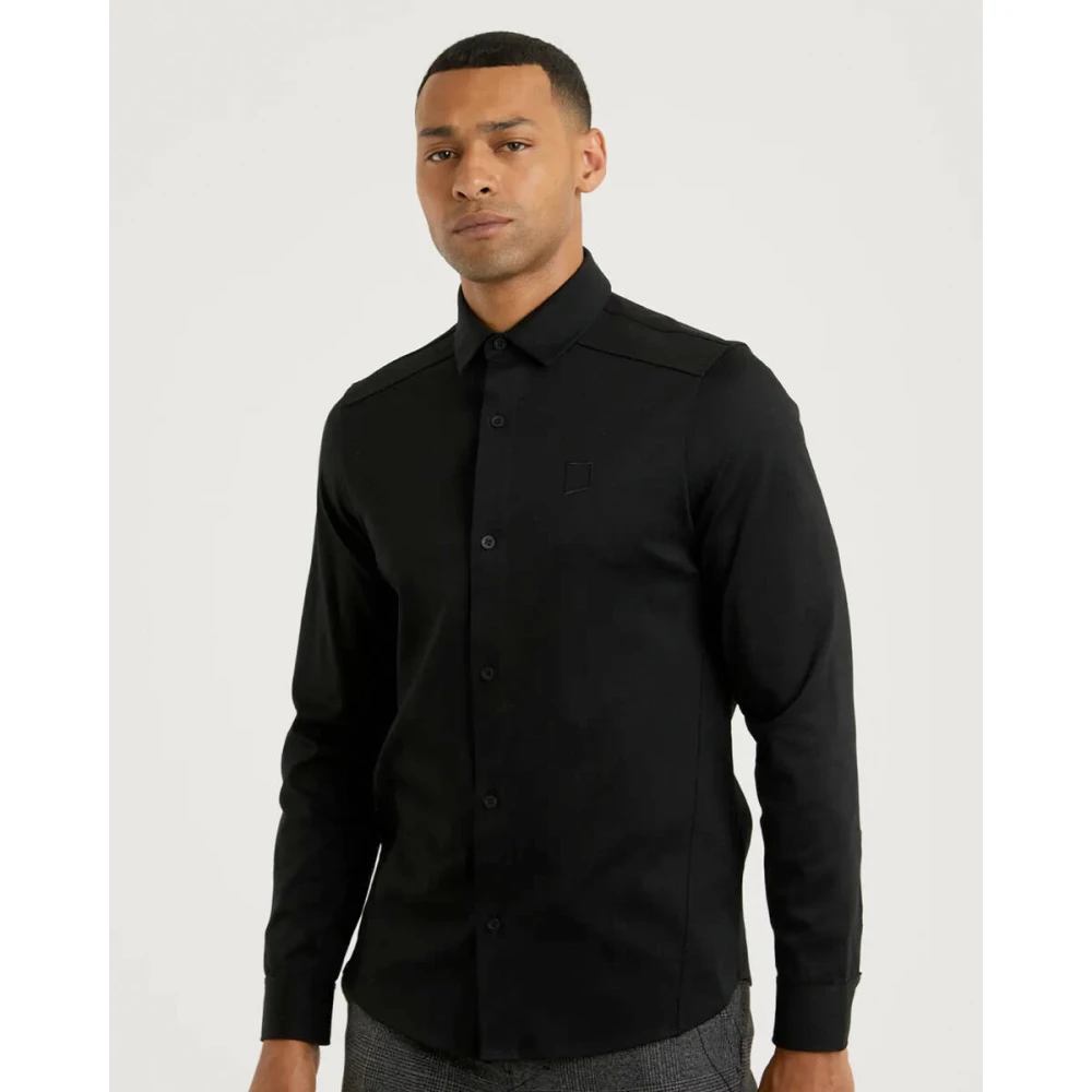 Chasin Lange mouw overhemd Black Heren