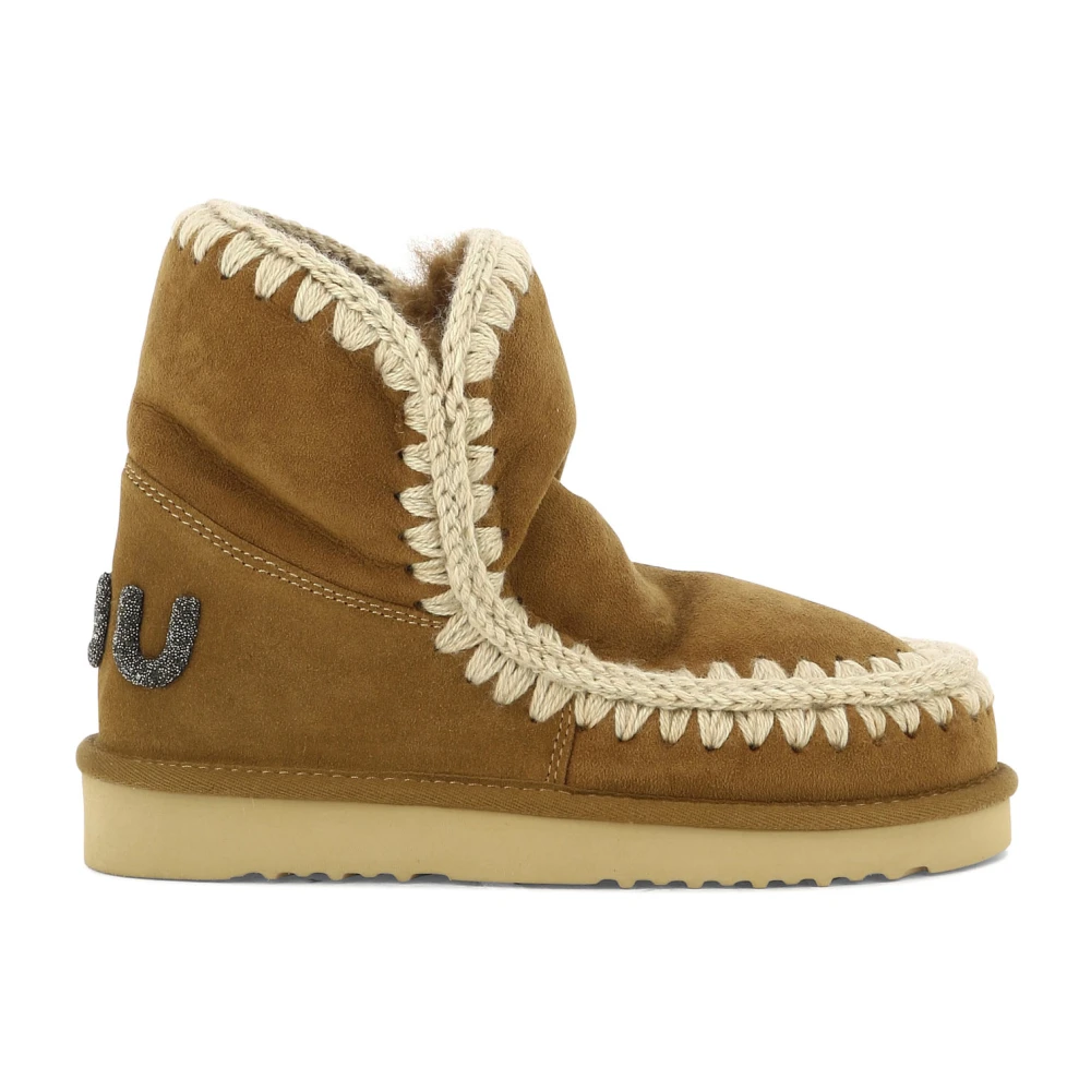 Mou Women's Beige Eskimo 18 Glitter Logo