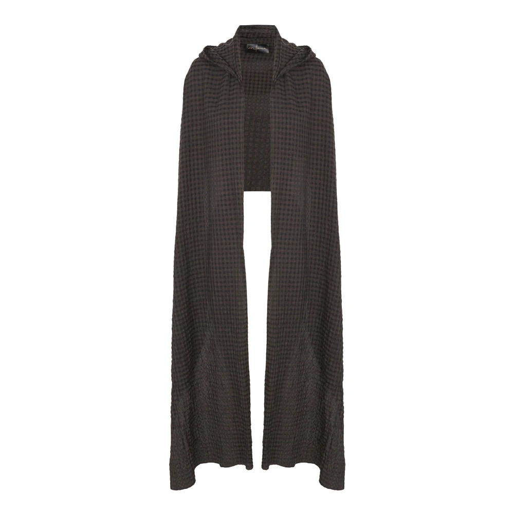 Cortana Brun Nuna, Mörk Jacquardrutig Halsduk