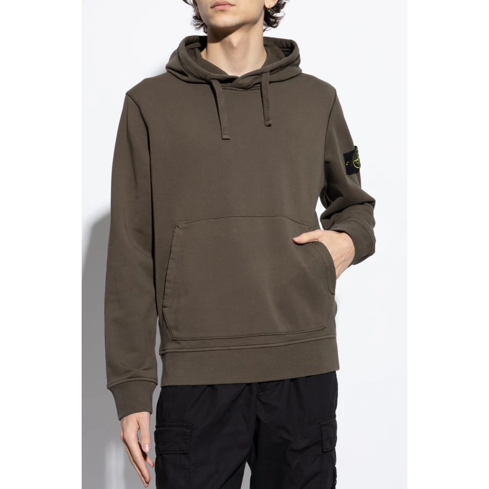 Stone Island Hoodie Green Heren