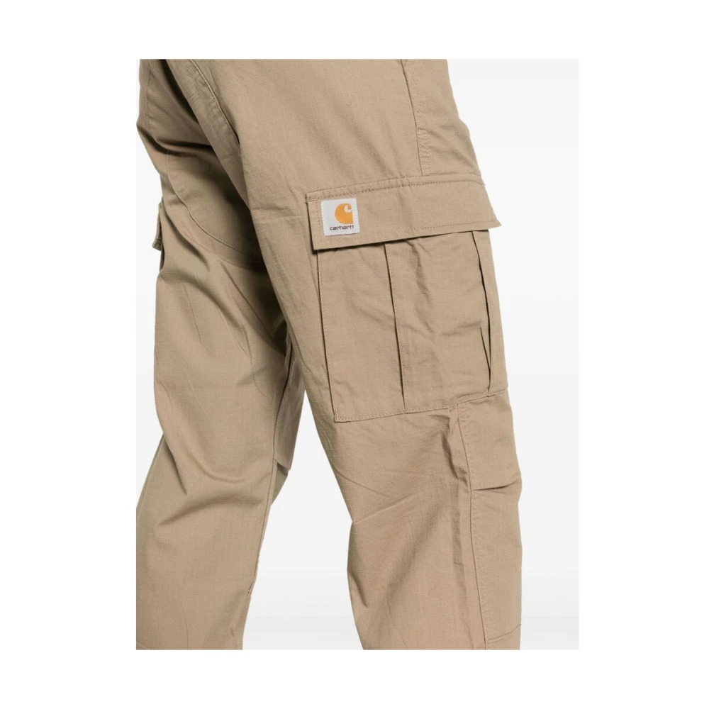 Carhartt WIP Straight Trousers Beige Heren