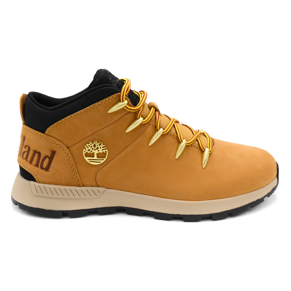 Timberland Men's Yellow Lace-Up Boots, 7 Uk, Sprint Trekker Boots