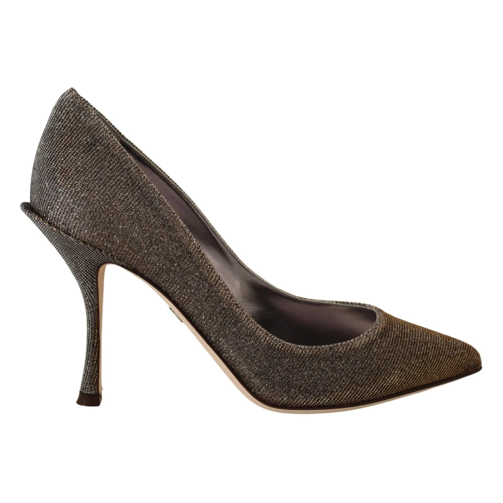 Dolce & Gabbana Women's Gray Heels Pumps Classic