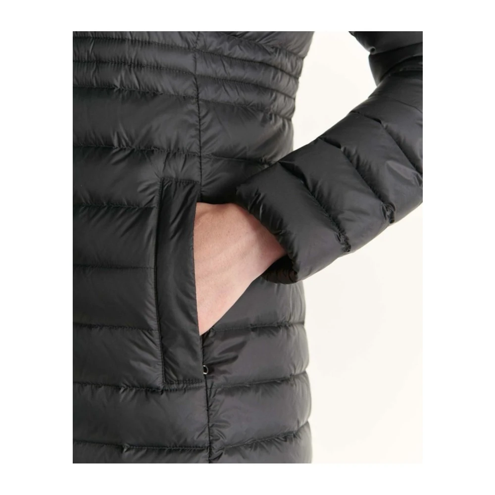 Jott Lange Capuchon Pufferjas Black Dames