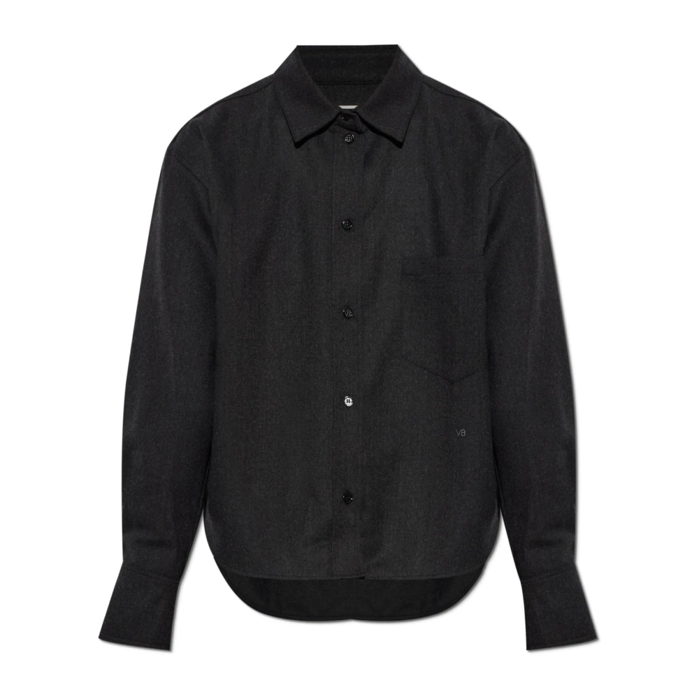 Victoria Beckham , Damen, Blusen & Hemden, Grau, S