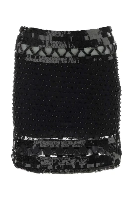 Dekorerad Mesh Minikjol