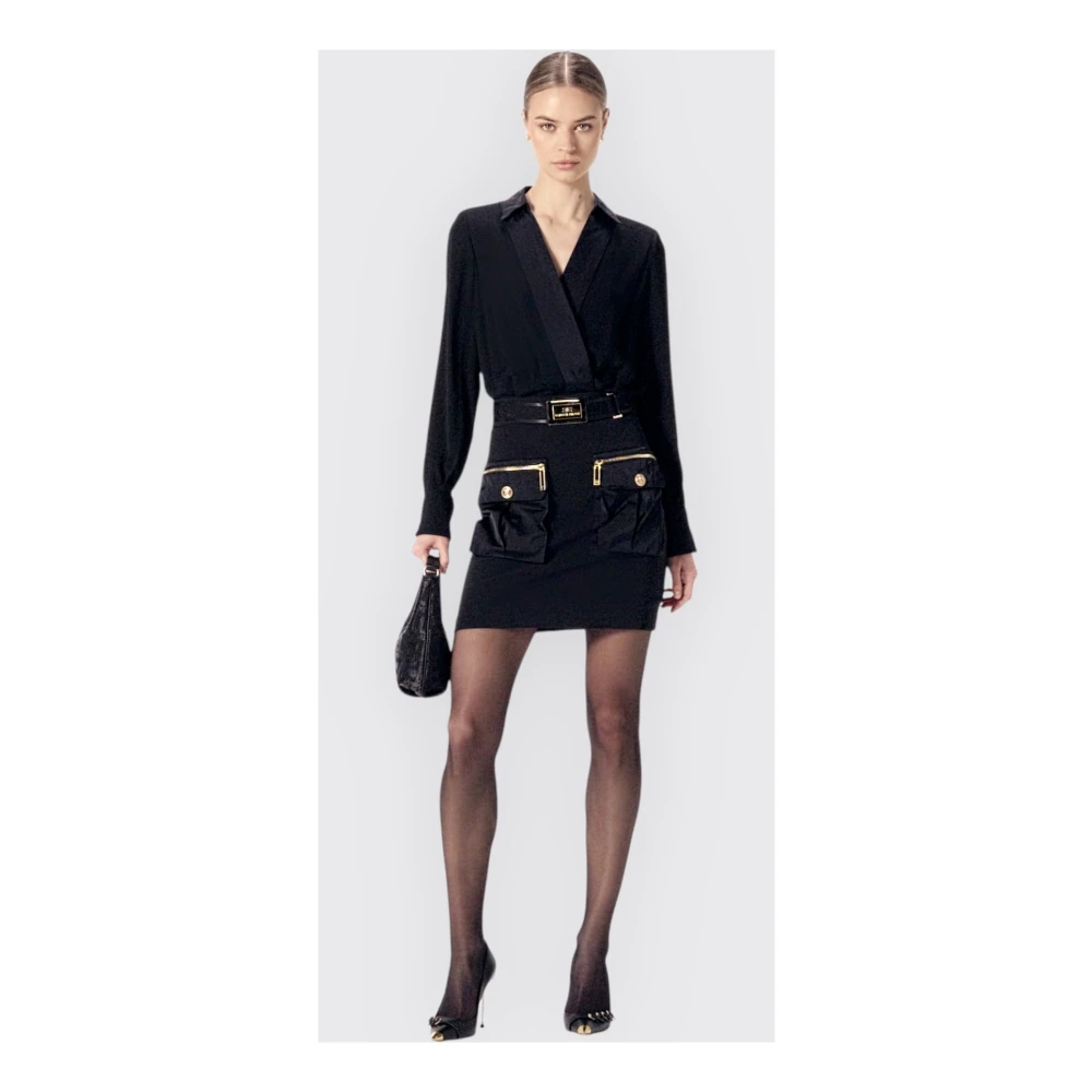 Elisabetta Franchi Elegante Jurk voor Speciale Gelegenheden Black Dames