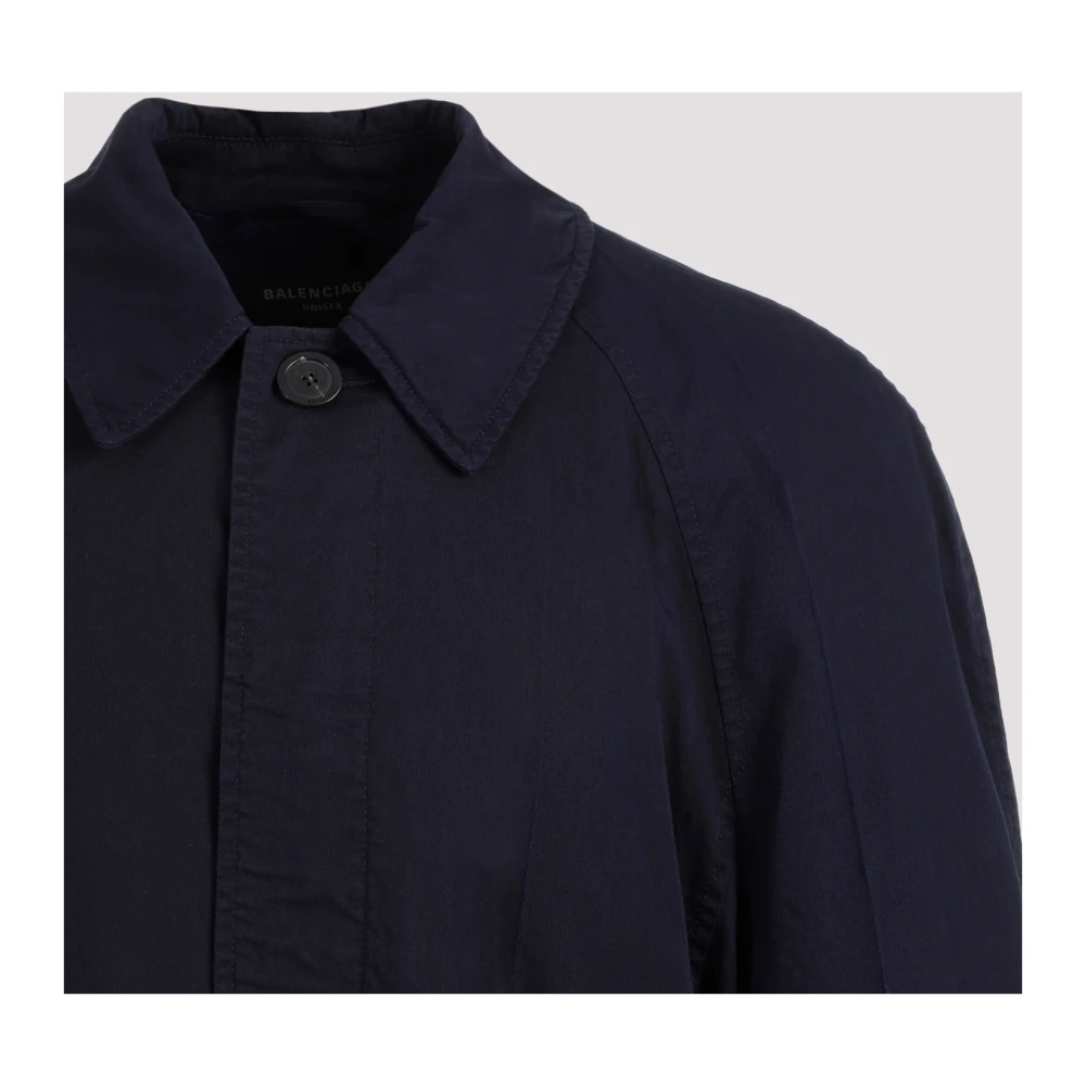 Balenciaga Single-Breasted Coats Black Heren