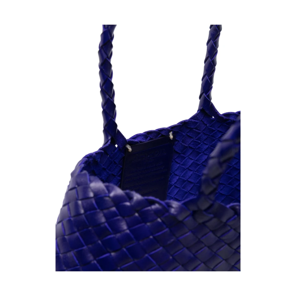 Dragon Diffusion Paarse Druif Gevlochten Top Handvat Tas Purple Dames