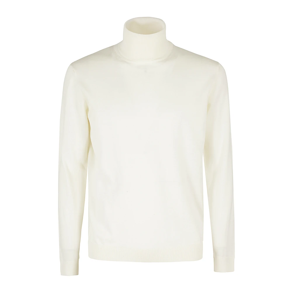 Roberto Collina Stijlvol Dolcevita Trui Beige Heren