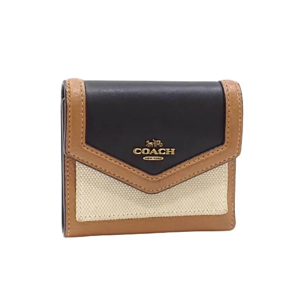 Coach Pre-owned Leather wallets Multicolor Dames