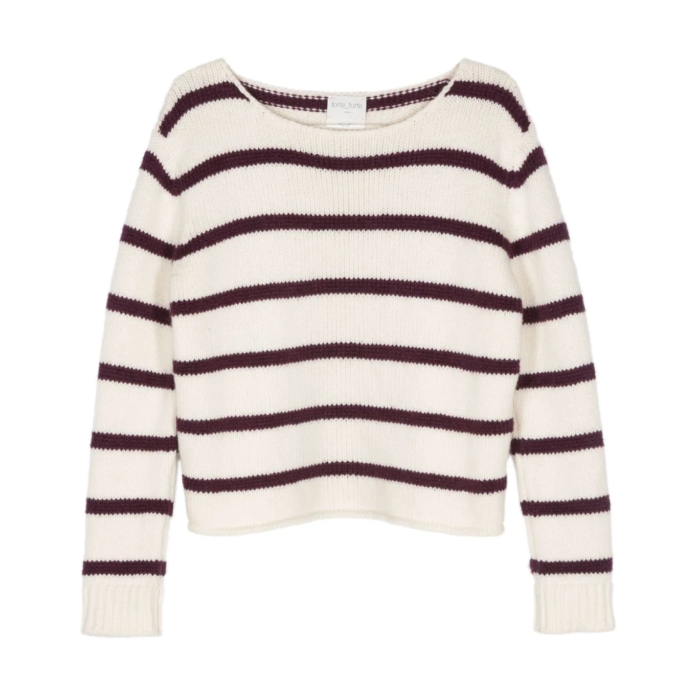 Forte Ivory Sweater Collectie Multicolor Dames