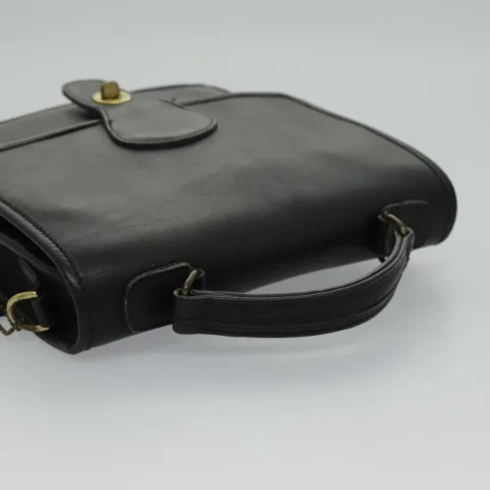 Coach Pre-owned Leather handbags Black Dames