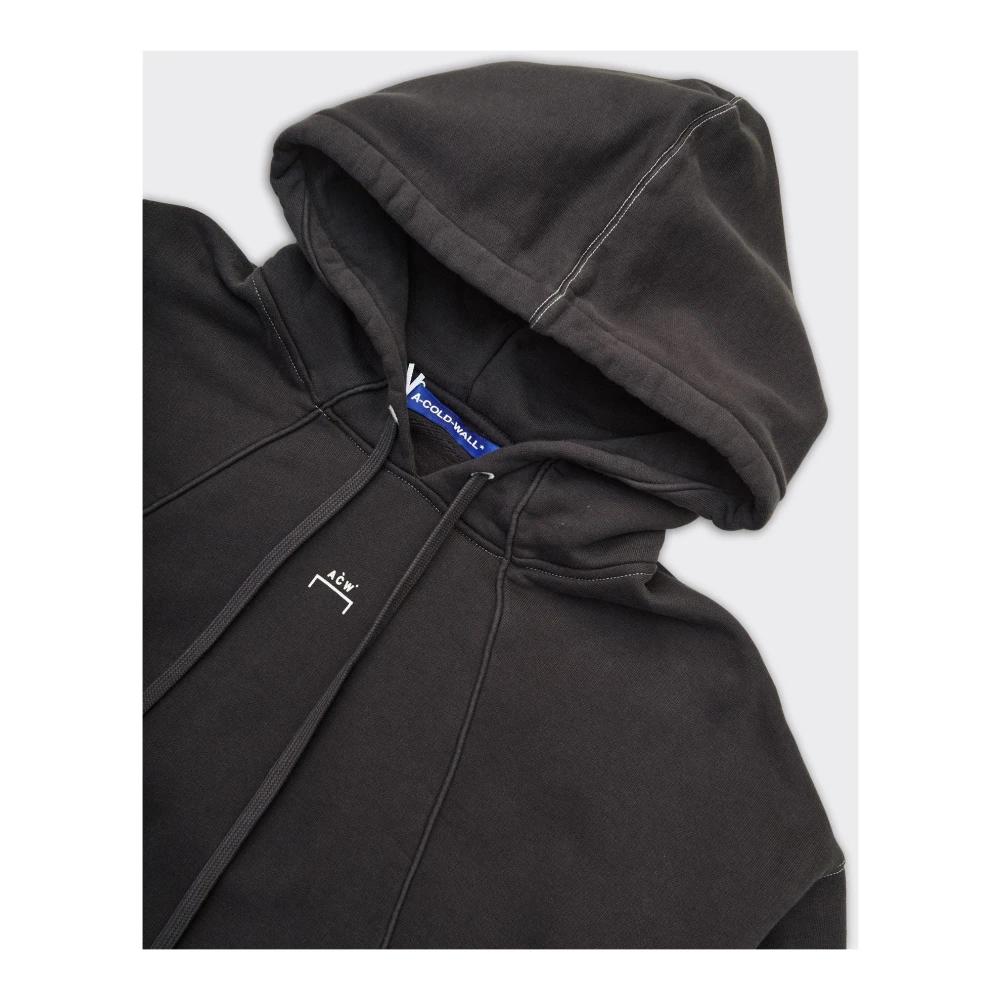 A-Cold-Wall Zwarte Millbank Hoodie 100% Katoen Gray Heren