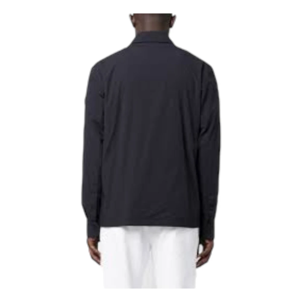 Moncler Casual Shirts Blue Heren