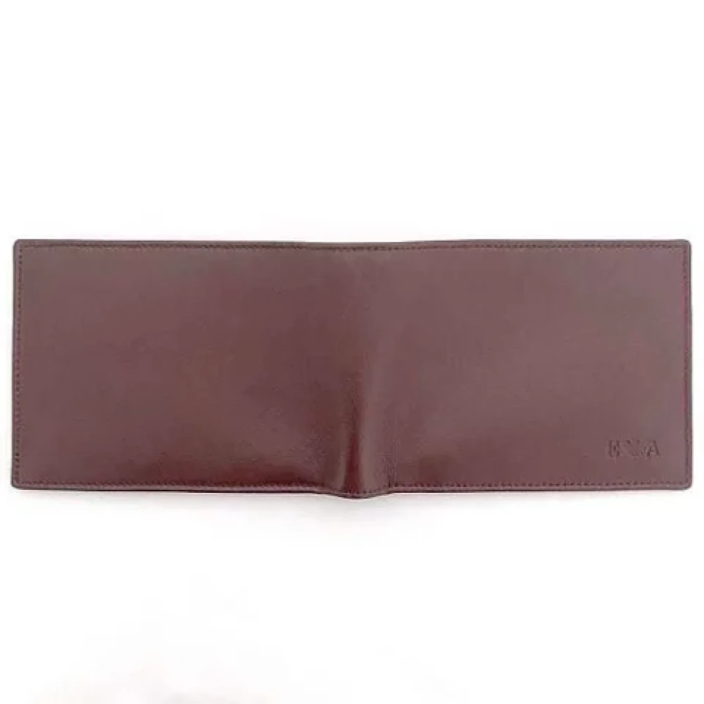 Armani Pre-owned Leather wallets Brown Dames
