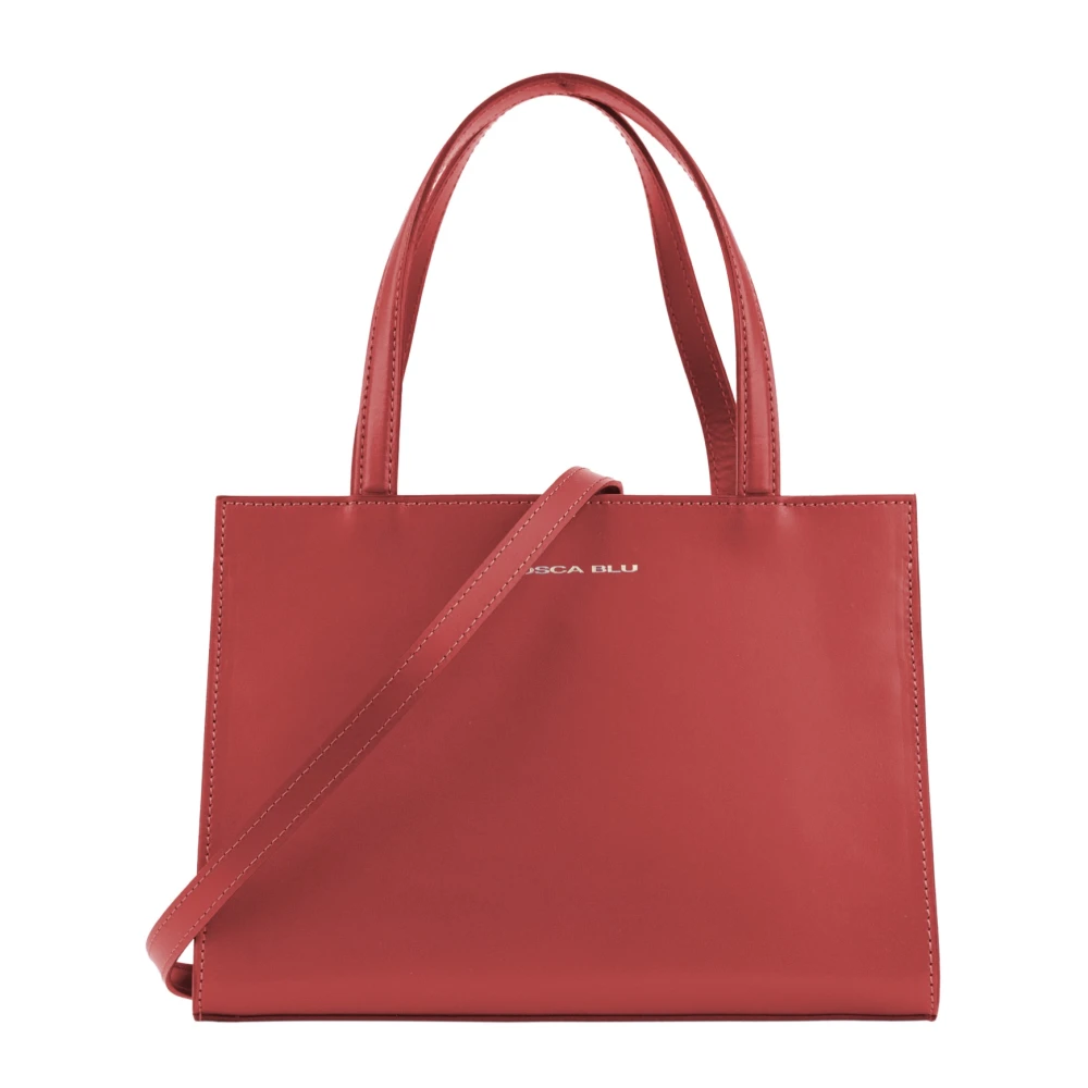 Tosca Blu Dames Schoudertas Magnetische Knoop Rits Red Dames