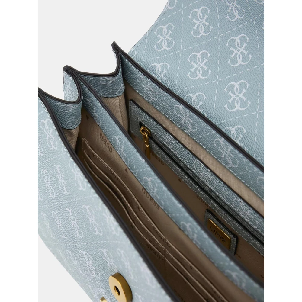 Guess Stijlvolle Crossbody Tas Blue Dames