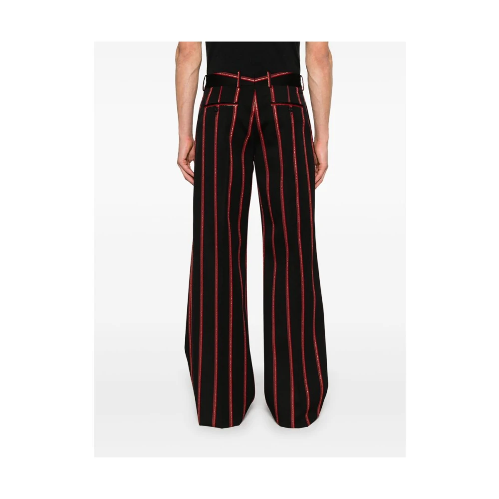alexander mcqueen Zwarte Formele Broek met Zakken Black Heren