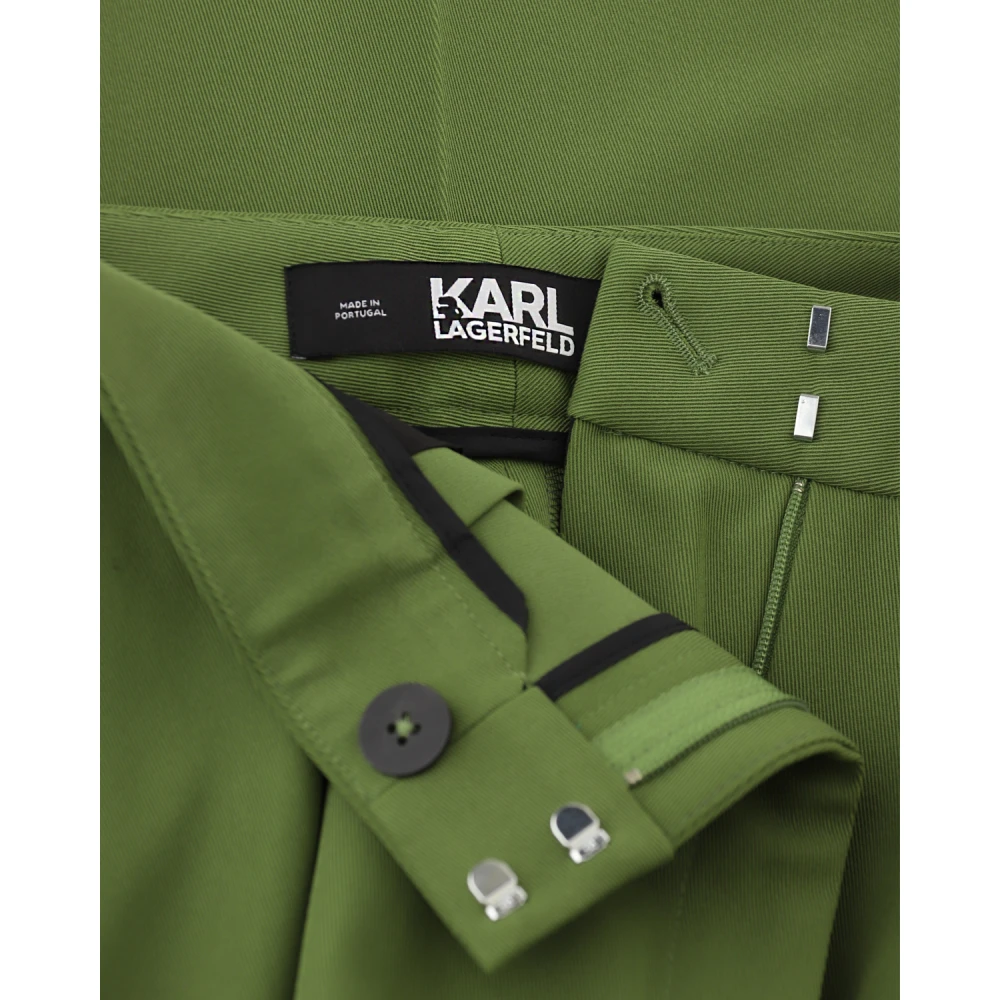 Karl Lagerfeld Trousers Green Dames