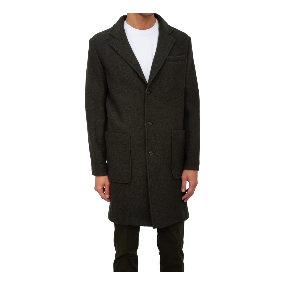 Paolo Pecora Groene Jersey Jas Green Heren