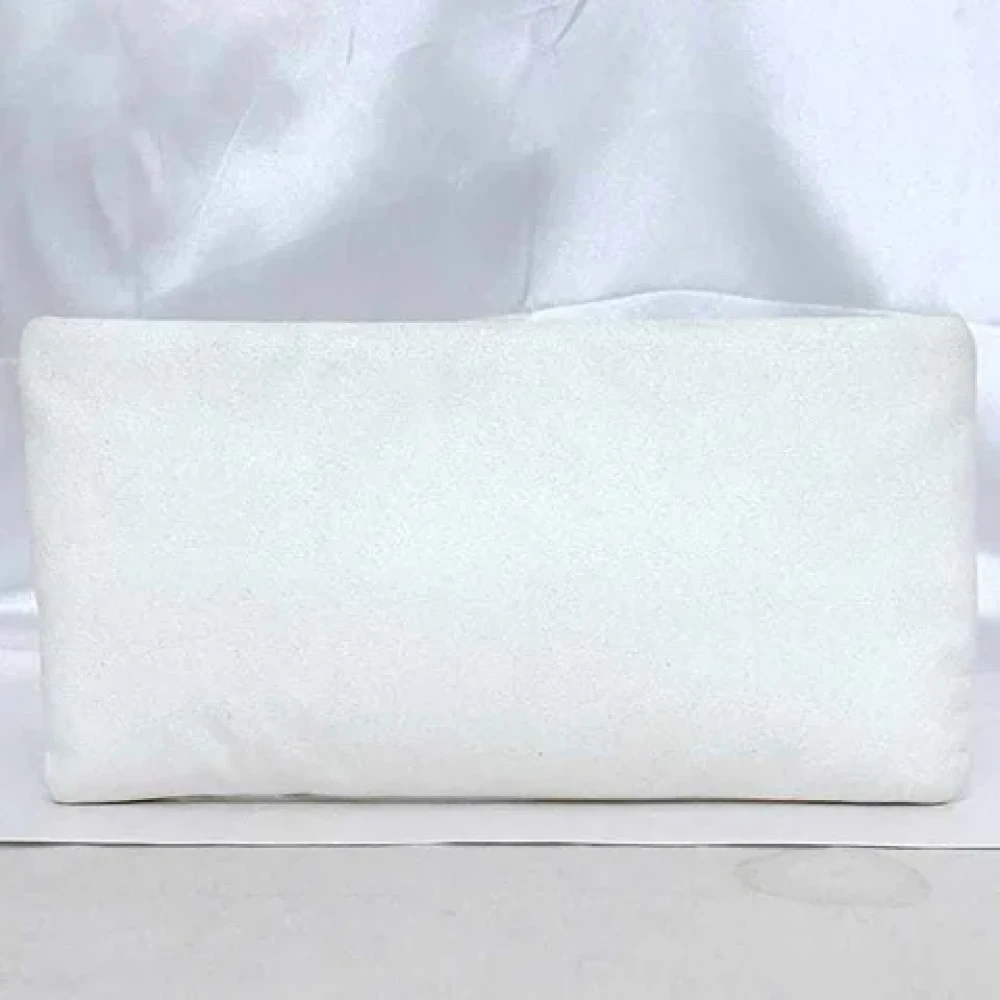 Chanel Vintage Pre-owned Canvas chanel-bags White Dames