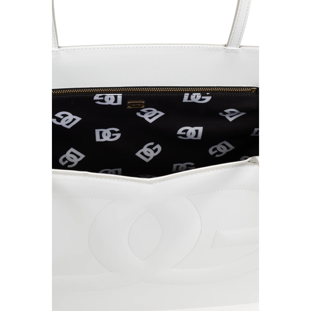 Dolce & Gabbana `DG Medium` shopper tas White Dames