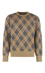 pull-en-tricot-de-laine-a-carreaux-vintage