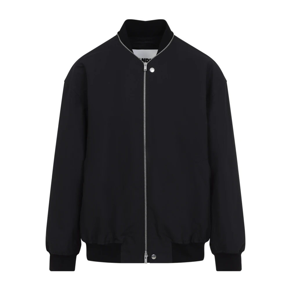 Jil Sander Men's Black Blouson Jacket - Bomber Jackets - L - Jackets