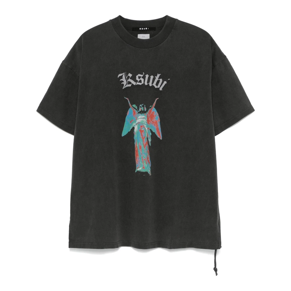 Ksubi Zwart T-shirt met logoprint Black Heren
