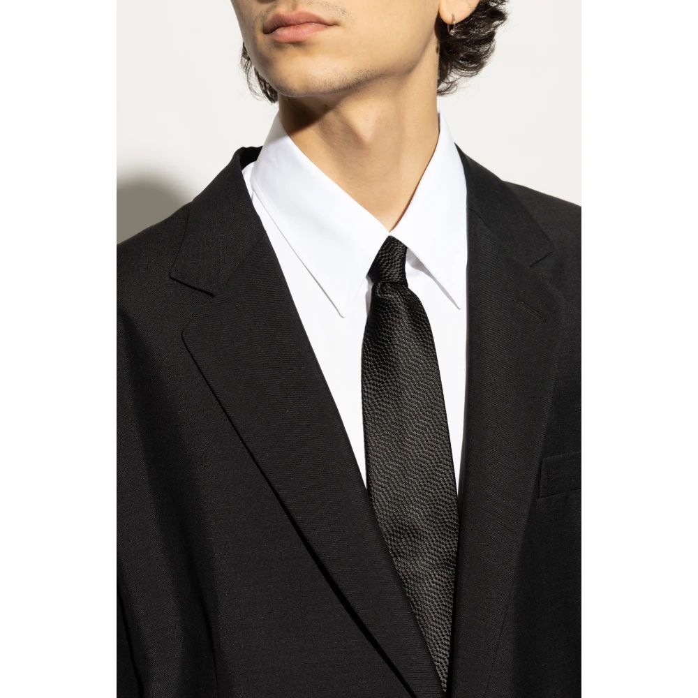 Tom Ford Zijden stropdas Black Heren