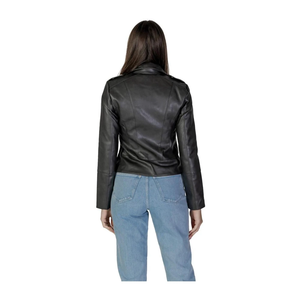 Only Polyester Damesjassen Lente Zomer Collectie Black Dames