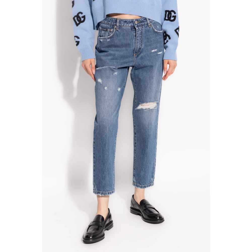 Dolce & Gabbana Jeans met zakken Blue Dames