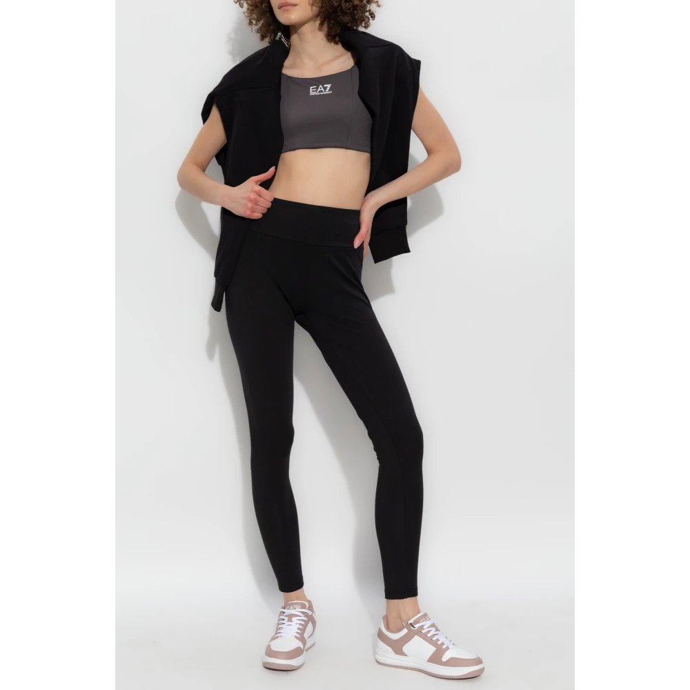 Emporio Armani EA7 Leggings uit de collectie Black Dames