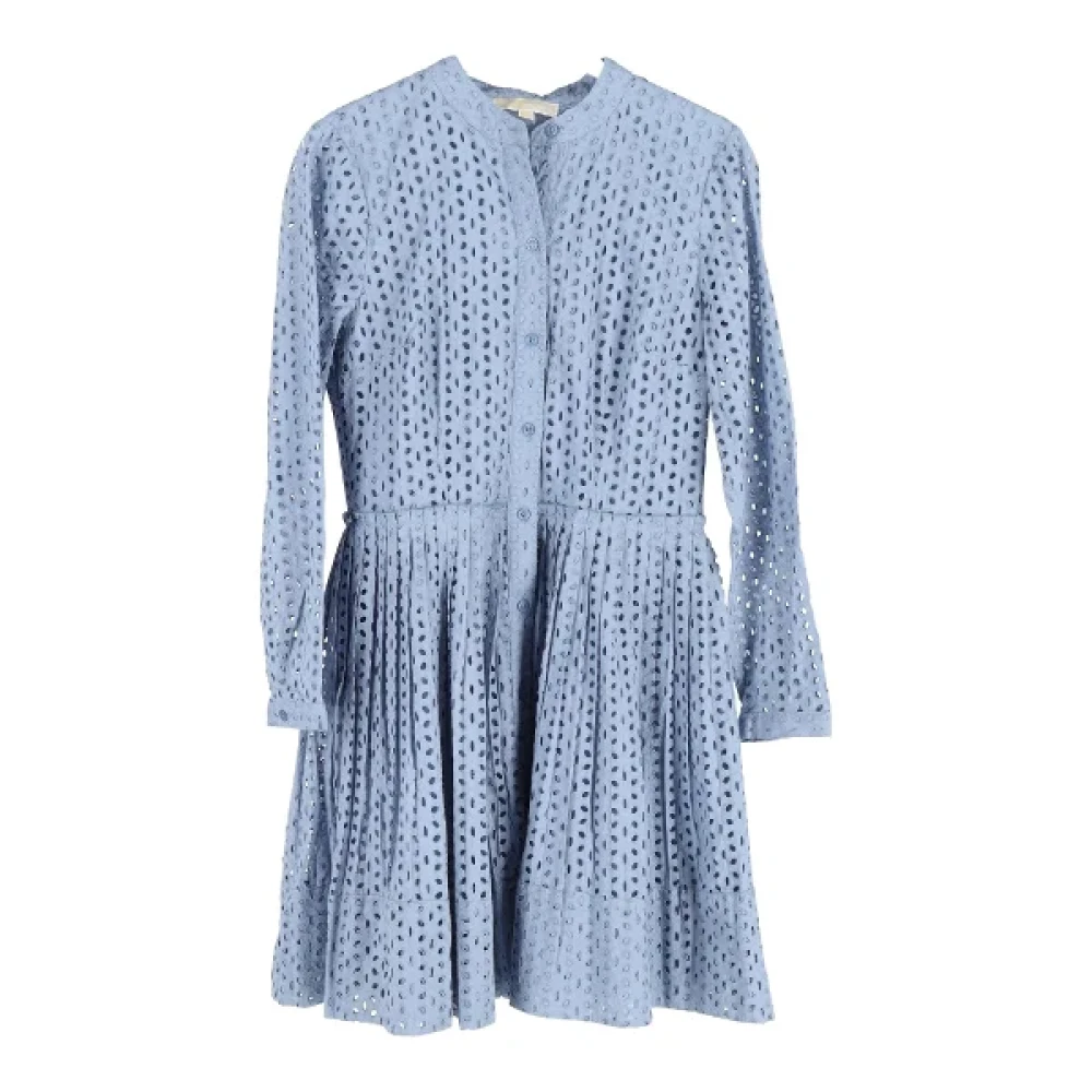 Michael Kors Pre-owned Cotton dresses Blue Dames