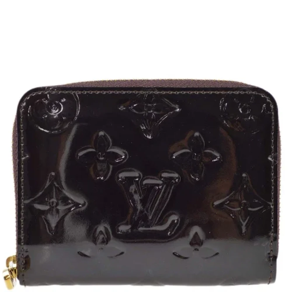 Louis Vuitton Vintage Pre-owned Leather pouches Purple Dames