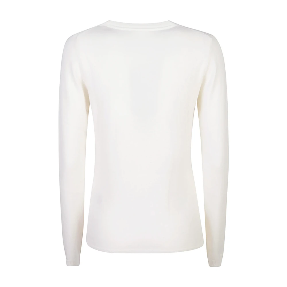 allude Rondhals gebreide trui White Dames
