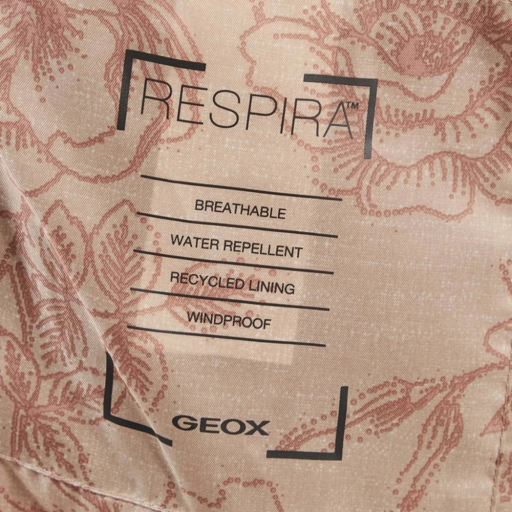 Geox Korte Genziana Jas Beige Dames